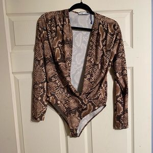 Leopard bodysuit